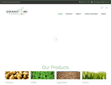 Tablet Screenshot of grant4dfarms.com